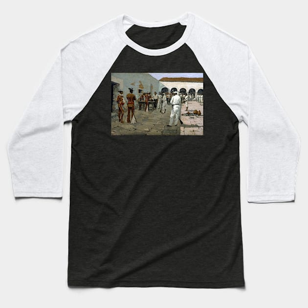 Frederic Remington The Mier Expedition Baseball T-Shirt by pdpress